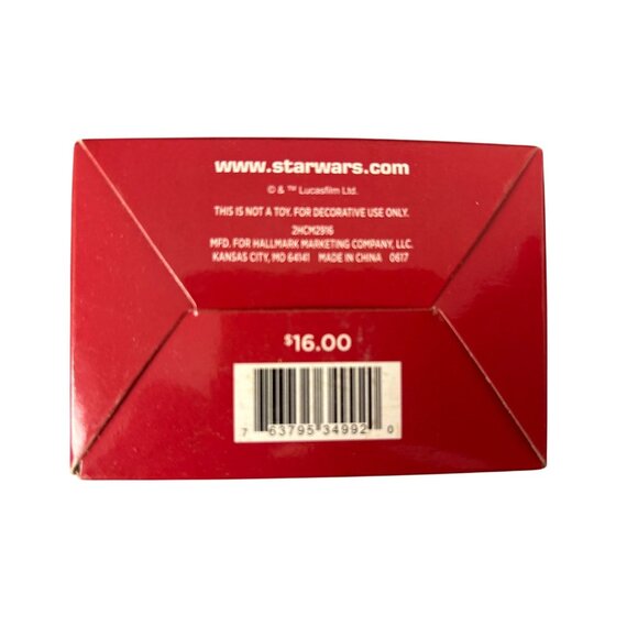 Hallmark Star Wars Yoda Christmas Tree Ornament Collectible Disney - Picture 3 of 4